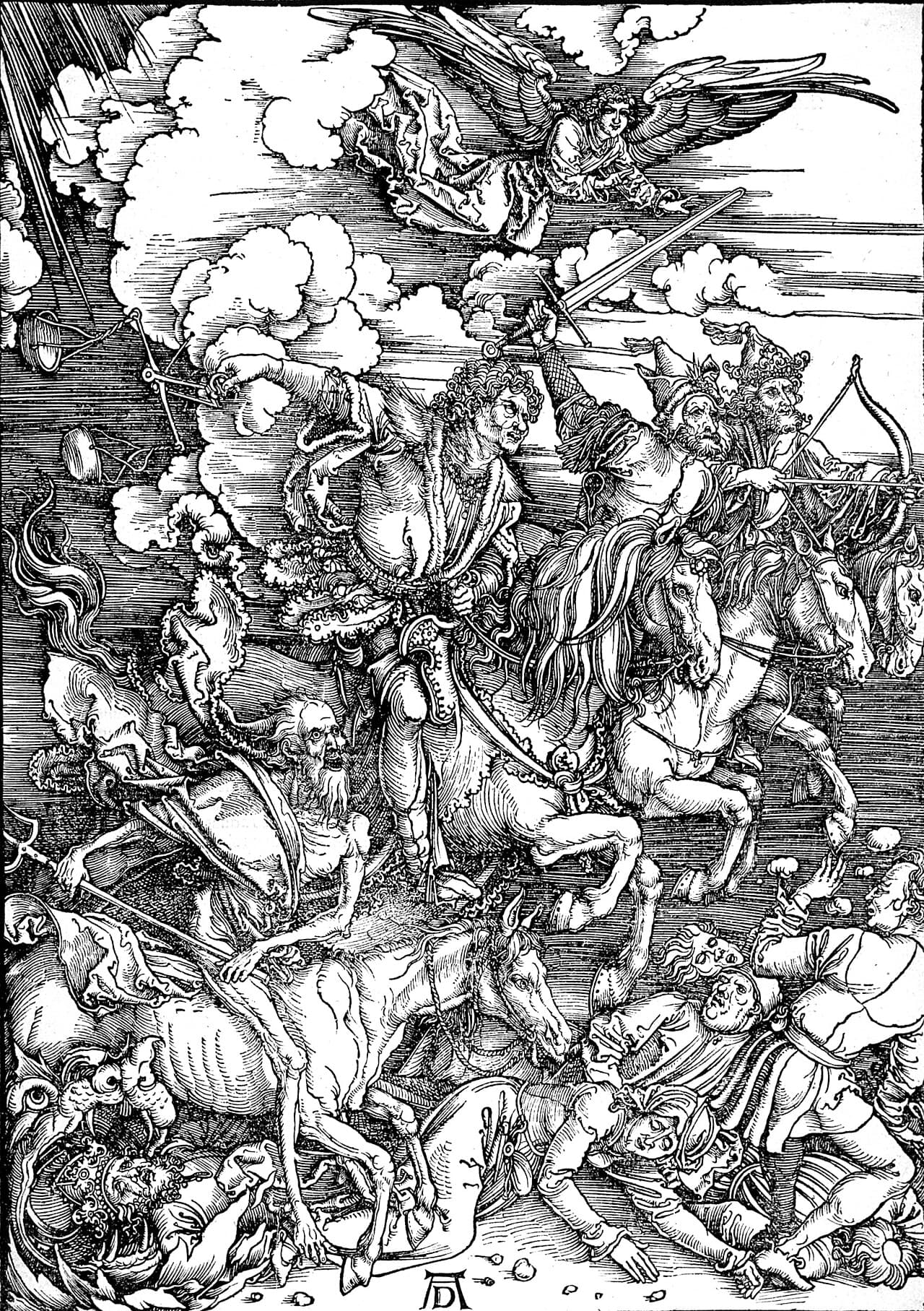 Los cuatro jinetes del Apocalipsis — Alberto Durero