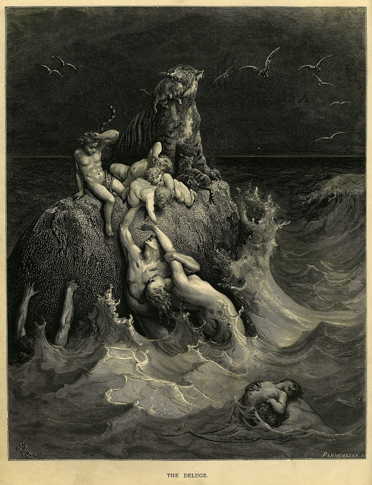 El Diluvio — Gustave Doré
