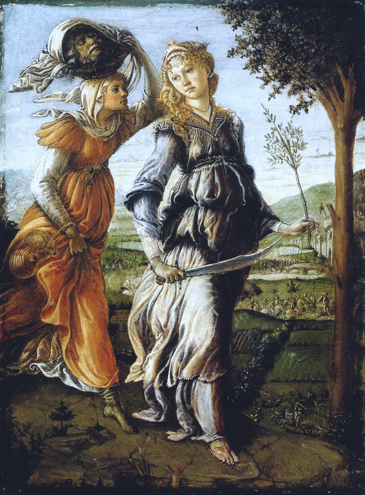 El regreso de Judit a Betulia — Sandro Botticelli