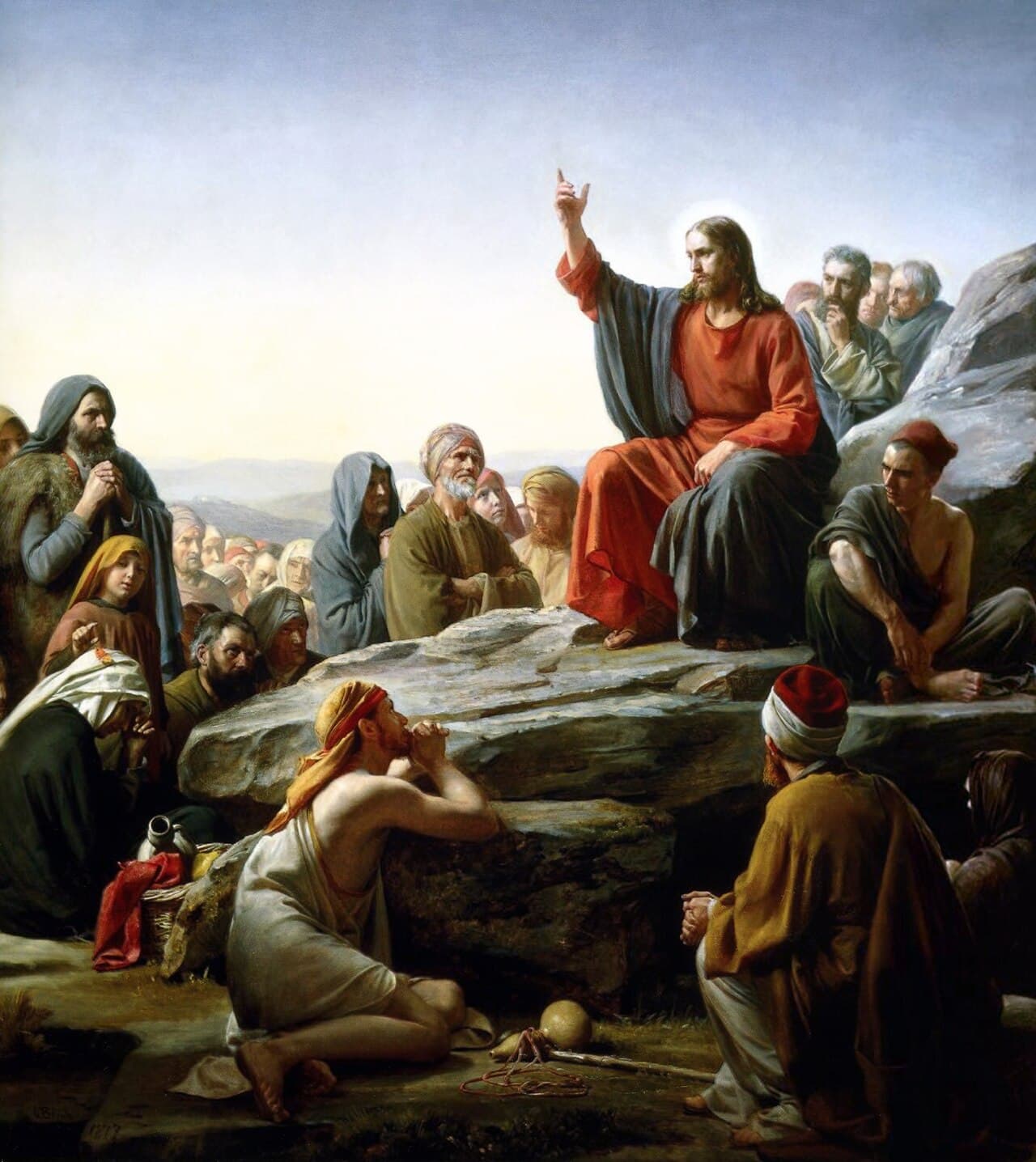 El Sermón del Monte — Carl Bloch