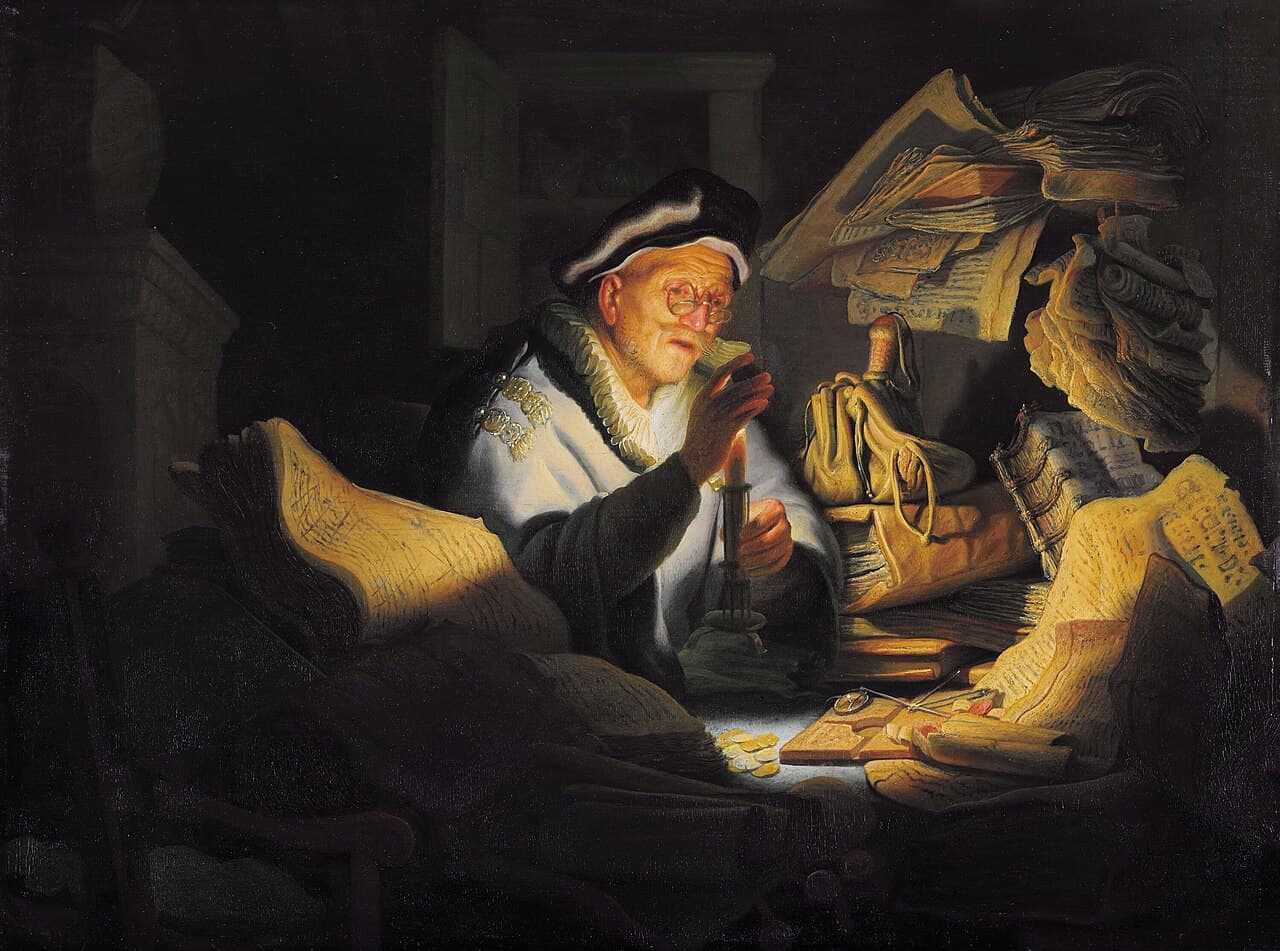 La parábola del rico insensato — Rembrandt