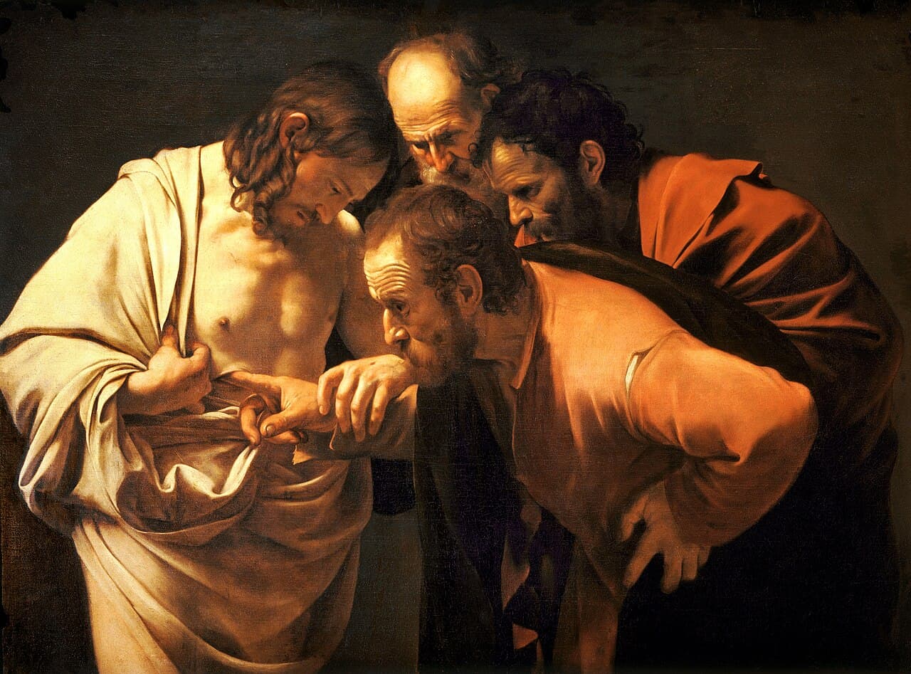La incredulidad de Santo Tomás — Caravaggio