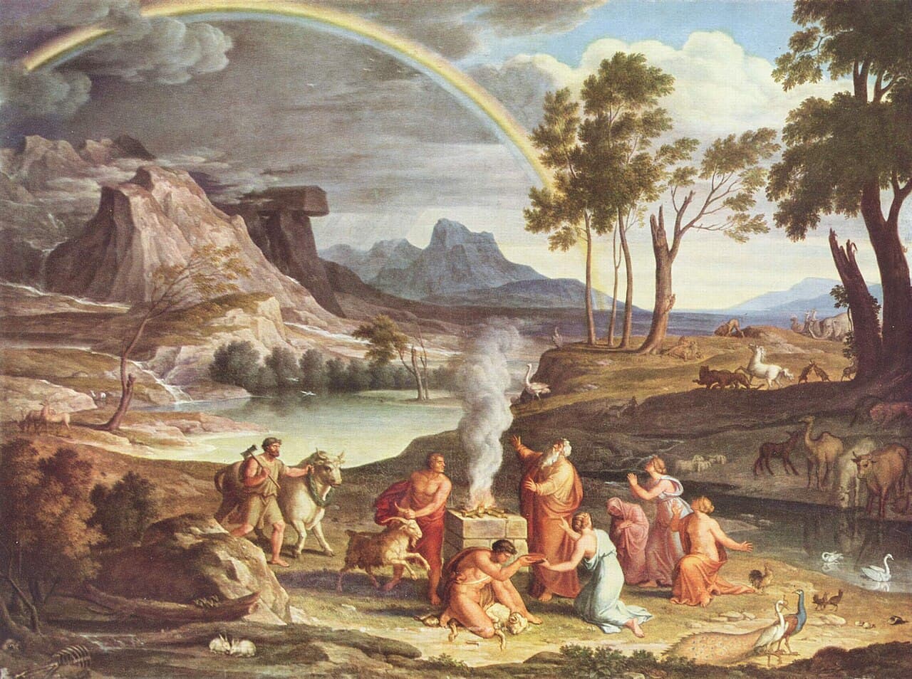 La ofrenda de Noé — Joseph Anton Koch